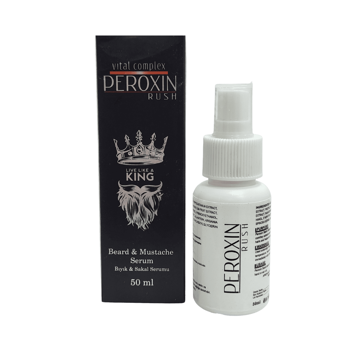 kuafor-avm-peroxin-sakal-biyik-serumu-50-ml Peroxin Rush Bitkisel Sakal Bıyık Serum 50 ml - Görsel 1