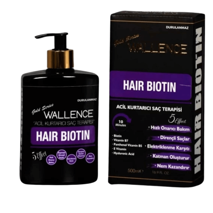 Wallence Haır Biotin Saç Terapisti 500 Ml